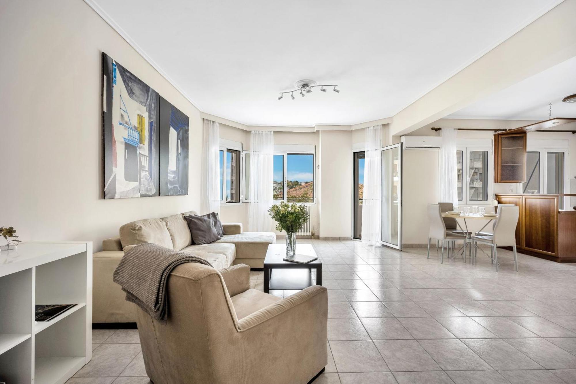 Fabulous Central Apartment Close To The Sea! Chalkís Buitenkant foto