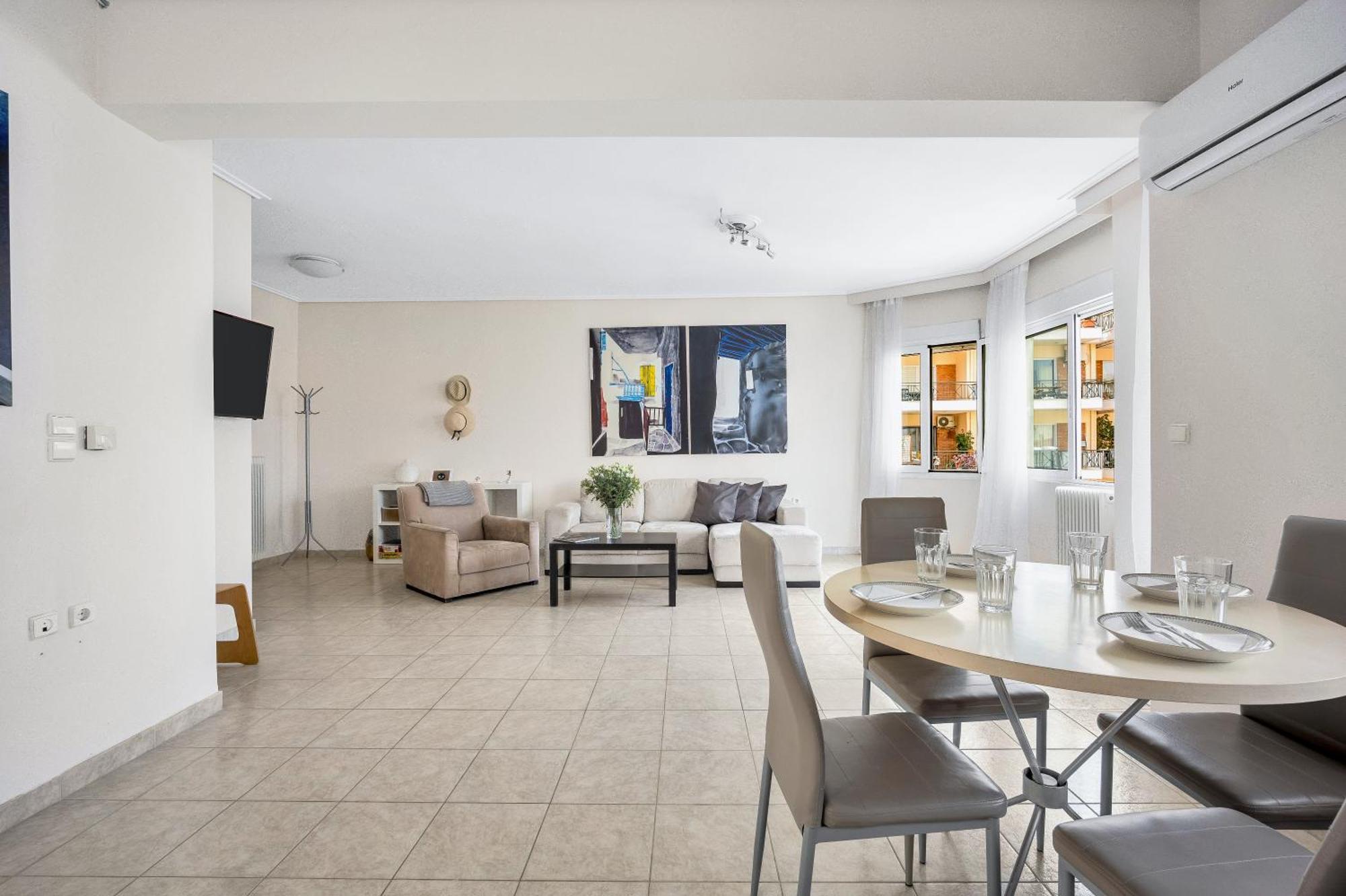 Fabulous Central Apartment Close To The Sea! Chalkís Buitenkant foto