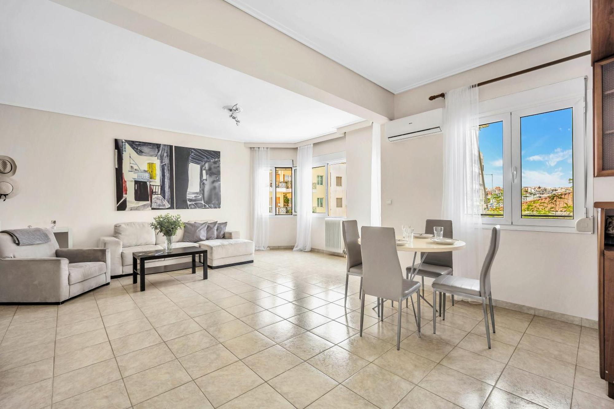 Fabulous Central Apartment Close To The Sea! Chalkís Buitenkant foto